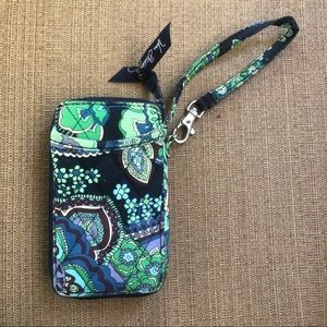 Vera Bradley phone/wallet wristlet